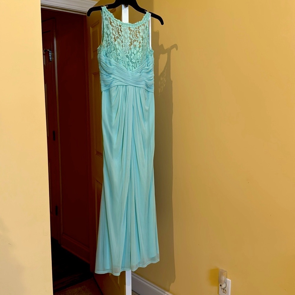Mint David’s Bridal Bridesmaid Dress Size 2